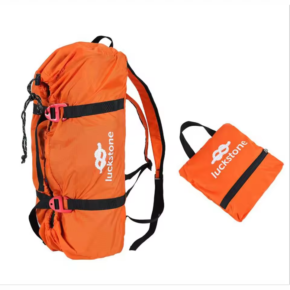 Dobrável portátil escalada corda saco cabo carry bag tapete de chão acampamento caminhadas mochila
