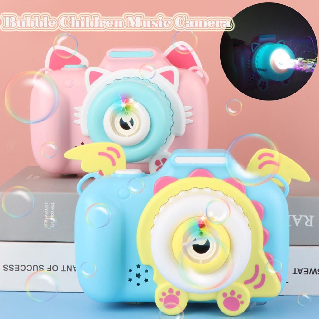 Kinderen Muziek Camera Bubble Speelgoed Automatische Bubble Blower Machine Speelgoed Outdoor Kinderen Bubble Machine Gum Speelgoed 50Ml #4