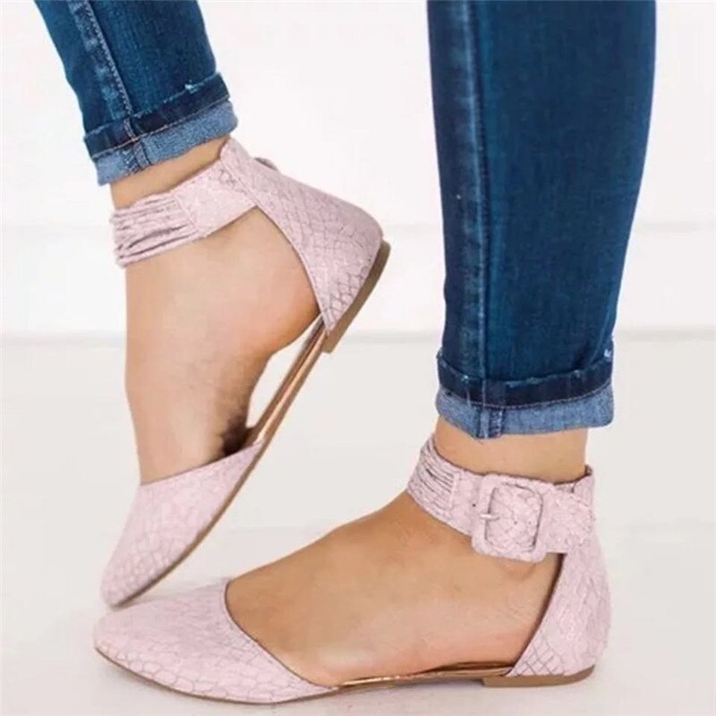 Flocking Shoes Women Spring Autumn Flat With Sandals Hollow Out Beach Footwear Shallow Shoes Ladies Casual Shoes