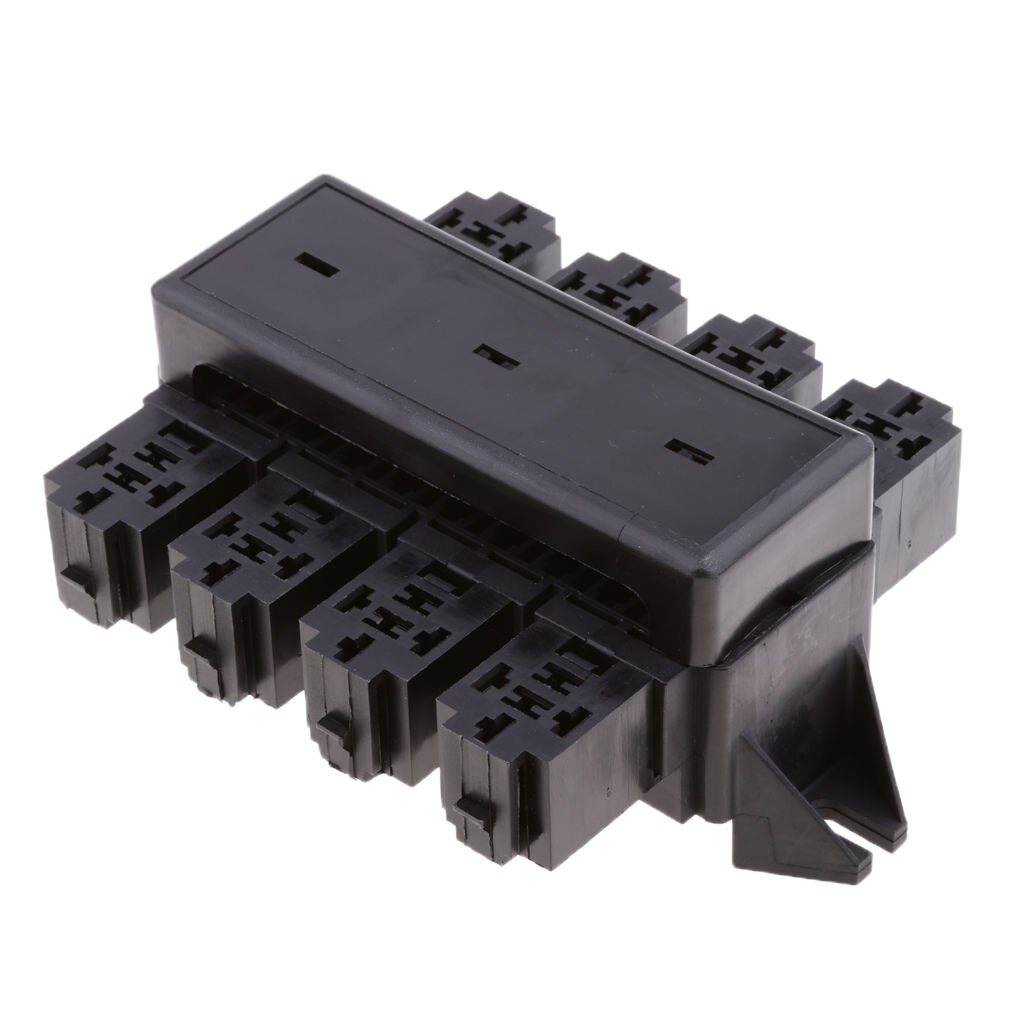 Car Vehicle 20 Blade Fuse 8 Relay Holder Block Assortment Electronic Parts 20-way Blade Fuse Holder + 8-way Relay Socket