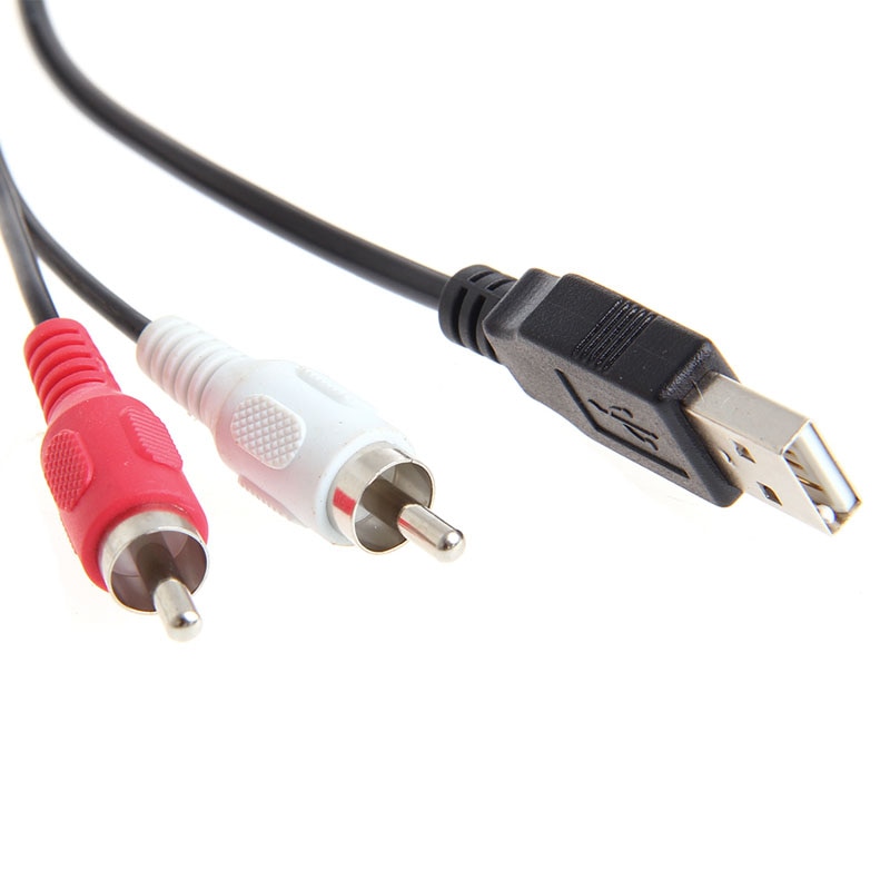 Bilstereo rca usb interface forlænge kabel 2 rca  to 3.5mm jack hun til han usb adapter til pioneer til alpine til sony