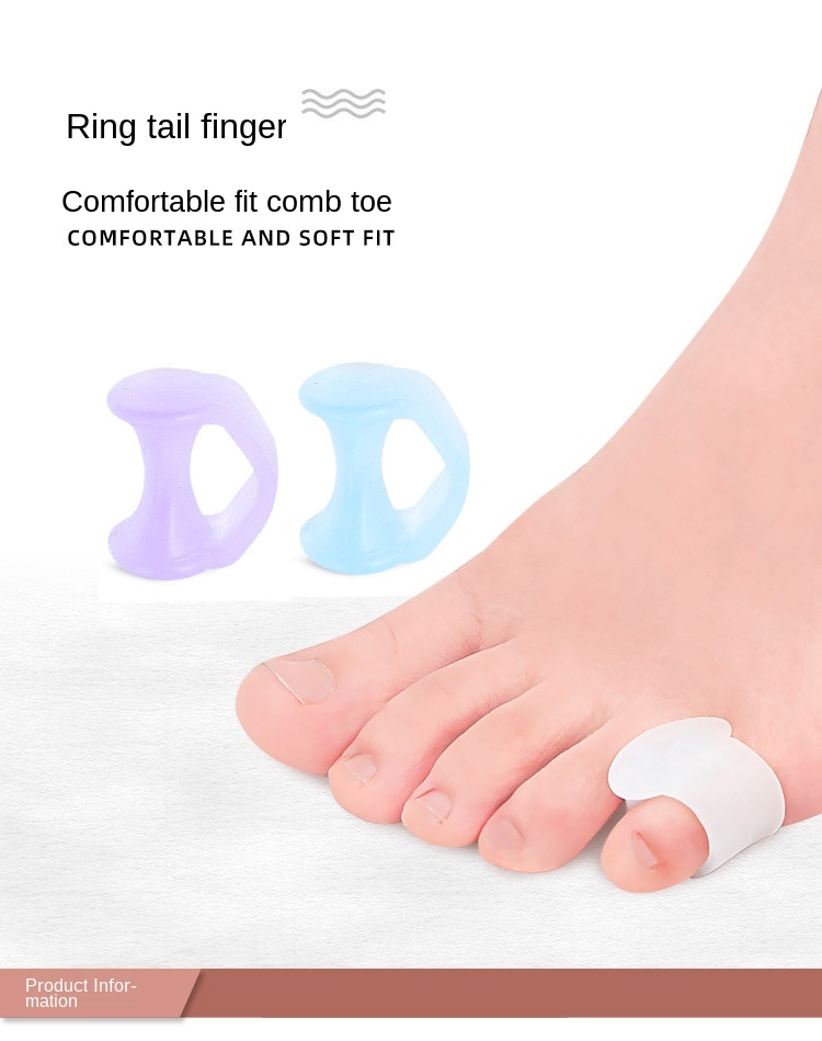 Tail Finger Ring Toe Divider Thumb Orthosis Eversion Separator Nursing Pad Toe Overlap Toe Separator