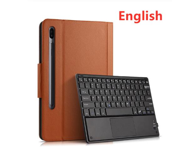 Tab S6 10,5 Fall Für Samsung Galaxy Tab S6 10,5 SM-T860 SM-T865 Bluetooth tastatur Schutzhülle PU Leder tablet Fall: keyboard case
