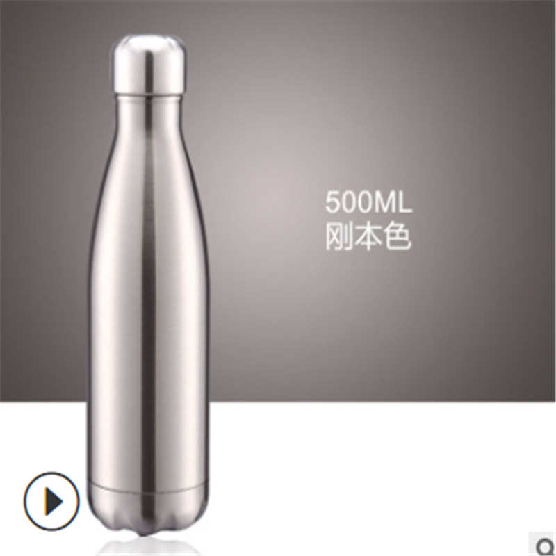 500ml Water Fles Vacuüm Geïsoleerde Fles Thermische Sport Kille Koude Kopjes Rvs Koffie Thermos Geïsoleerde: 3