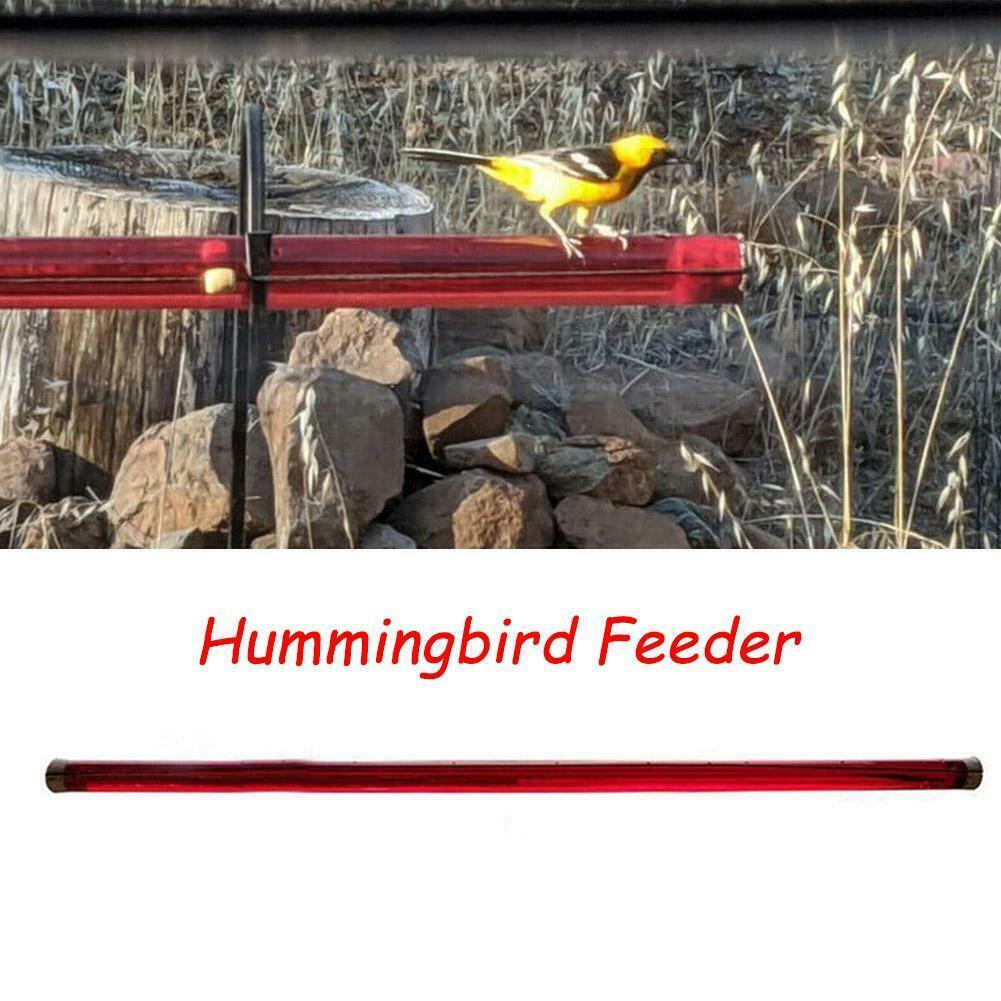 Best Hummingbird Feeder Tube with Hole Birds Feeding Transparent Pipe Hanging Long Tube with Hanging Loops 40/50/60 CM