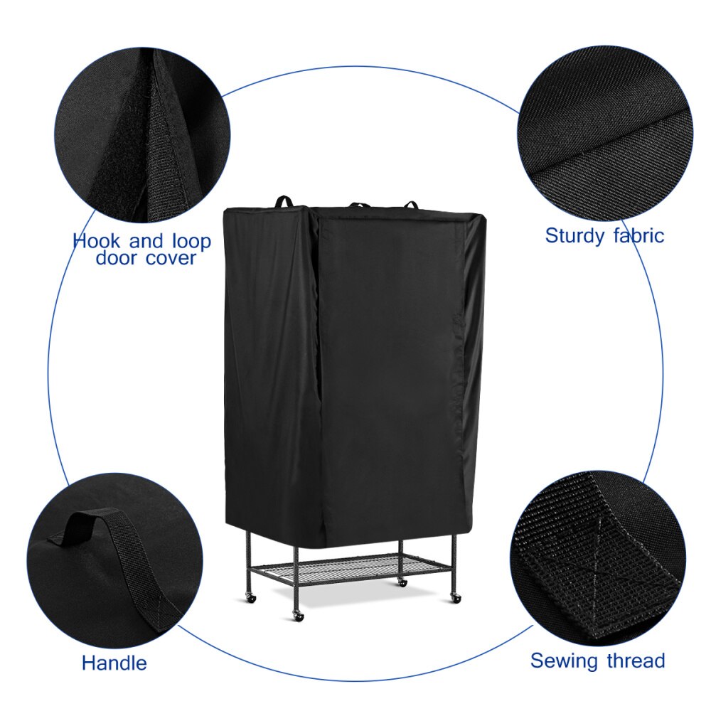 Vogelkooi Cover Ademend Stofdicht Praktische Schaduw Cage Kleren Opknoping Stofkap Jurk Pak Jas Opbergtas Case