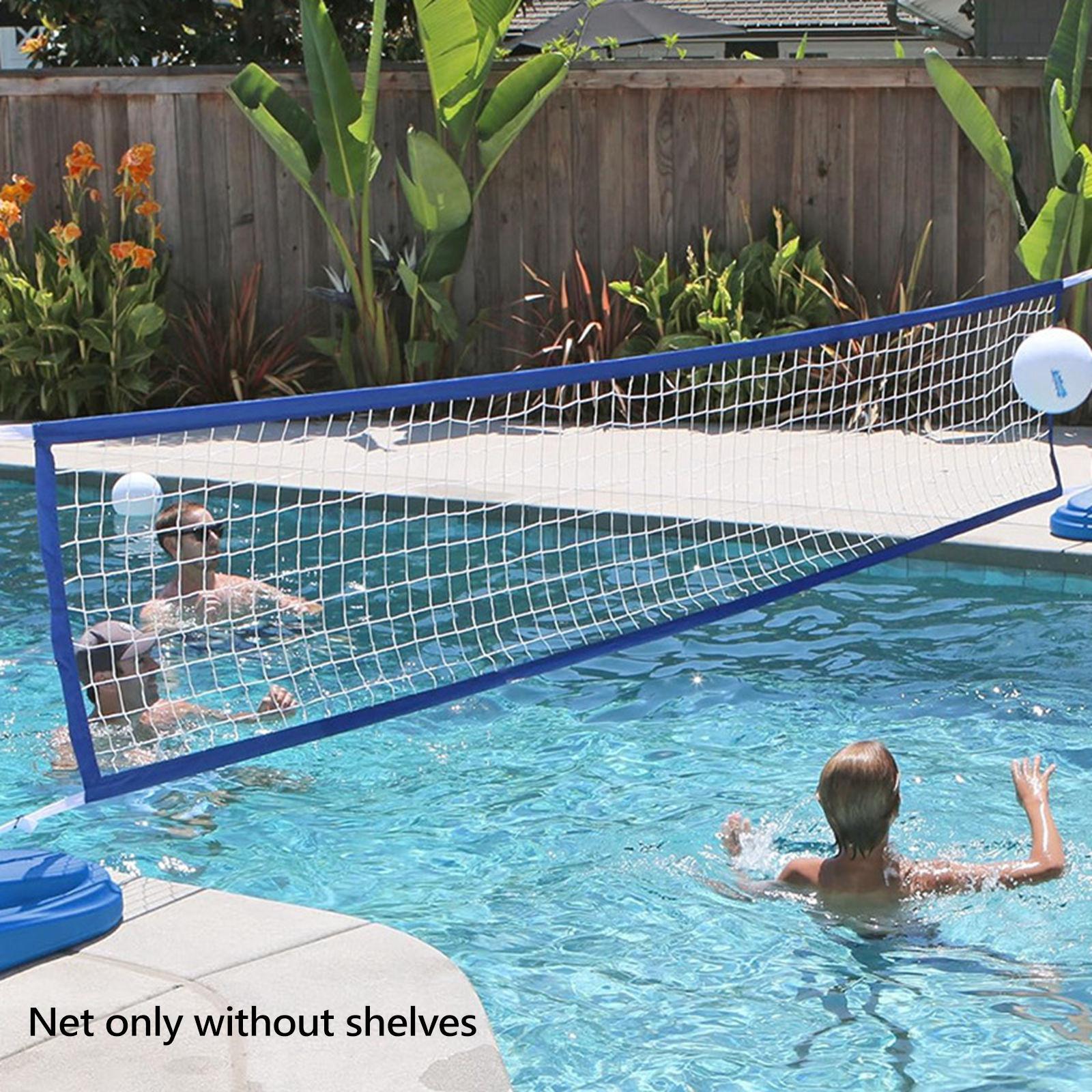 Red de voleibol suministros portátiles con bolsa de transporte red de entrenamiento plegable de 15 pies x 3 pies red de práctica para piscina interior al aire libre césped de playa