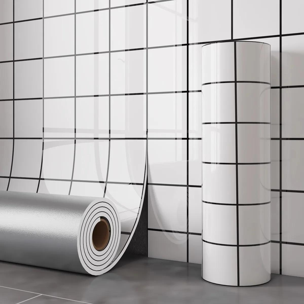 Papel tapiz de mármol de imitación de 10/5/3 metros, paredes del dormitorio, pegatinas de pared de azulejos de cerámica sintética autoadhesivas, papel de pared grueso para decoración del hogar: YELLOW / 3 m x 60 x cm