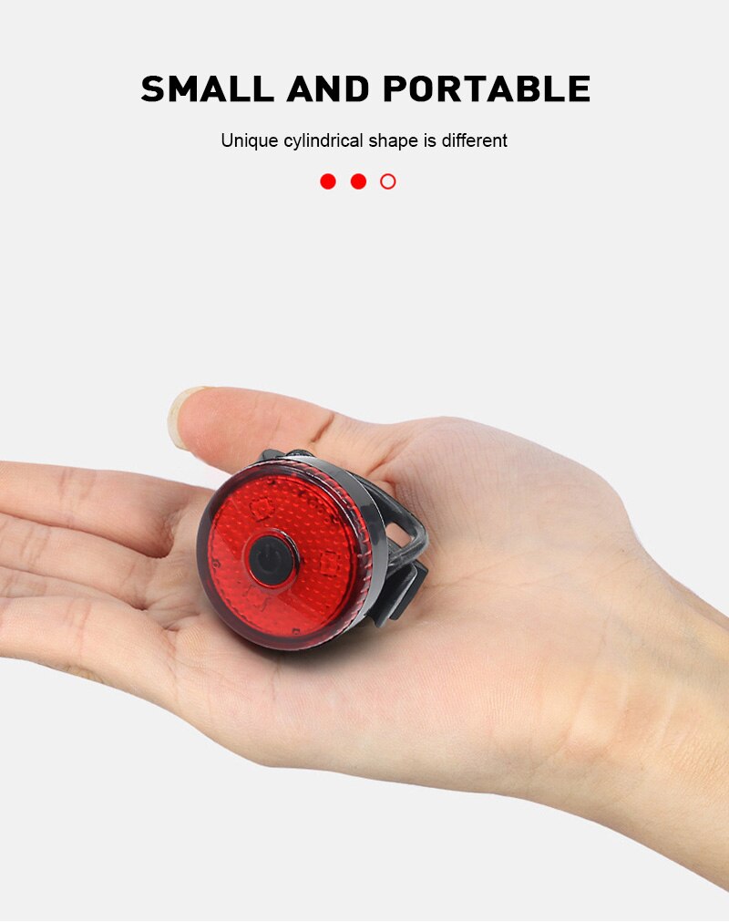 Bicycle Rear Light USB Rechargeable Cycling LED Tail Light Waterproof MTB Road Bike Tail Light Traffic Light Bicycle Accessories