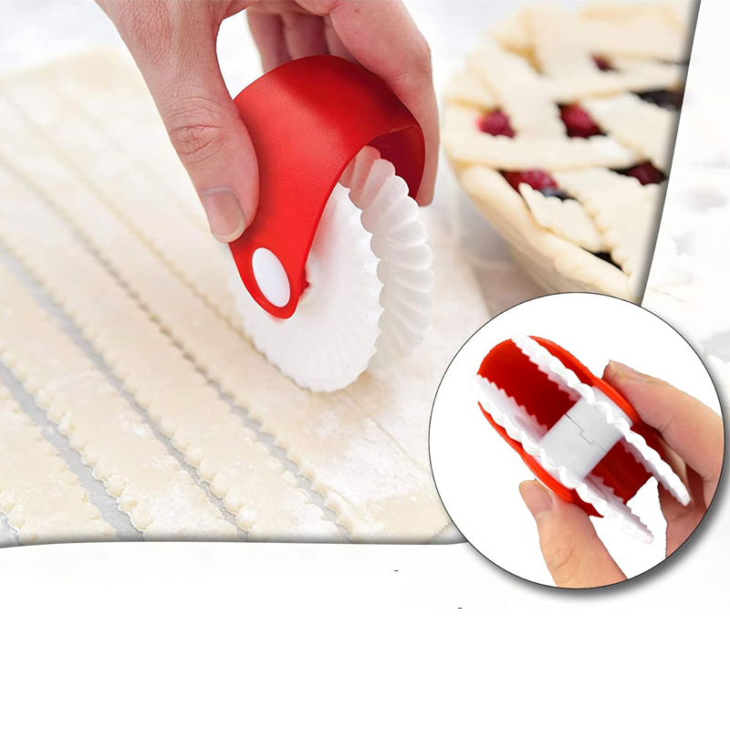 Machine de découpe de pâte à tarte, roue à rouler de façon spectaculaire, coupeur de pâte, outil de décoration, accessoires de cuisson