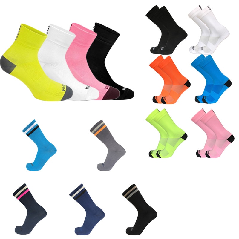 3 Style Professional Brand Cycling Socks Men Women Breathable Road bike Socks Professional competition Compression Socks Running