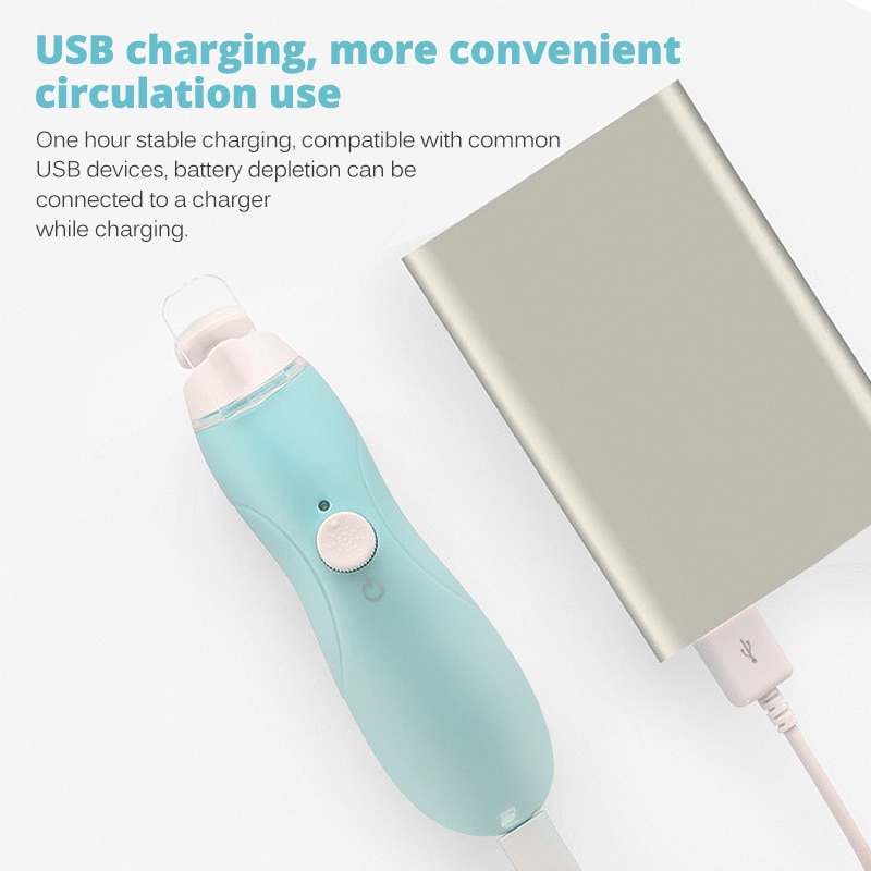 Elektrische Baby Nail Trimmer Usb Opladen Kids Infant Baby Cutter Nail Care Newbron Trimmer Manicure Clipper Kinderen Veilig Schaar