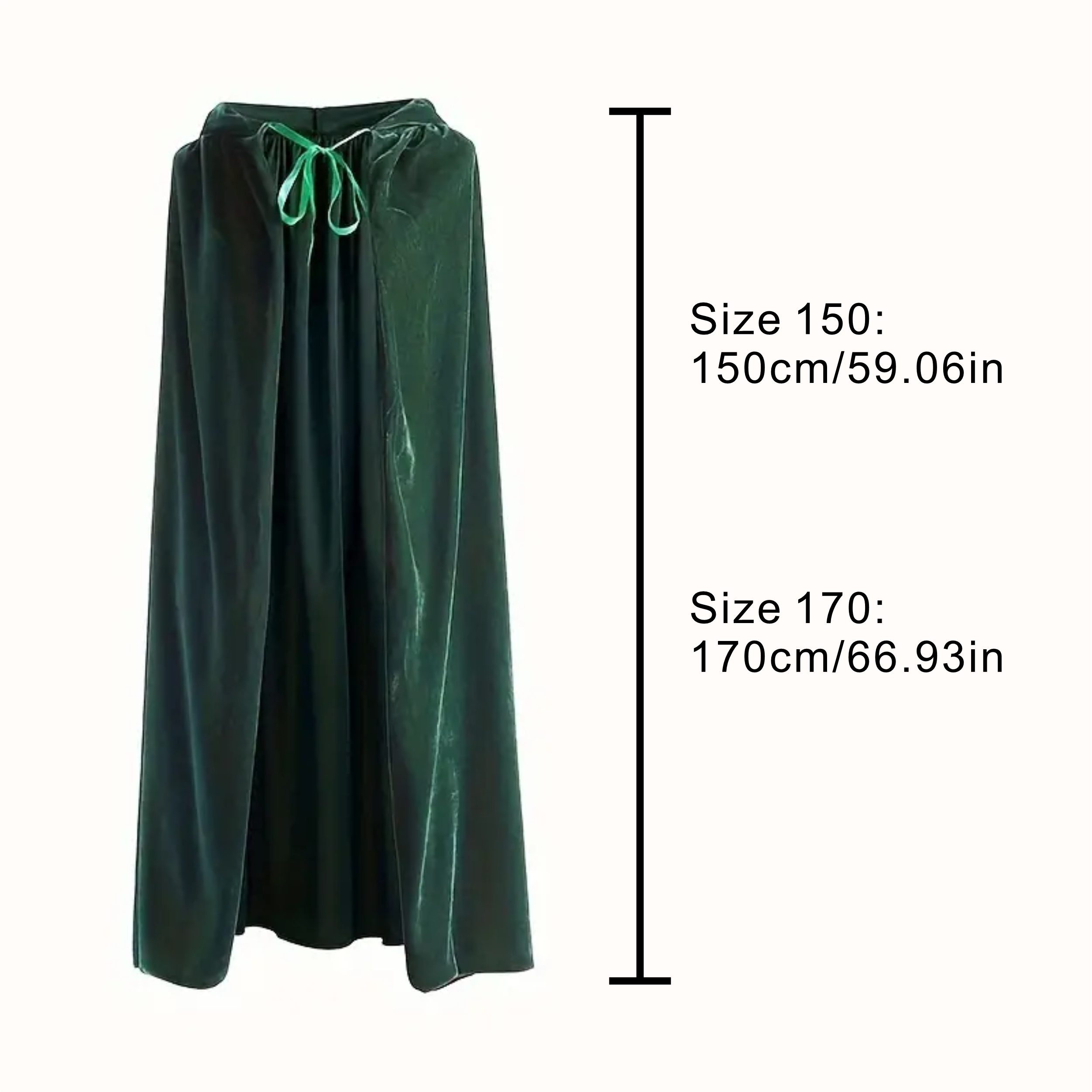 Medieval Black Hooded Cloak Adult Kid Unisex Velvet Cloak Halloween Vampire Witch Cosplay Costume Green White Robe Cape Costume: XS / Blue