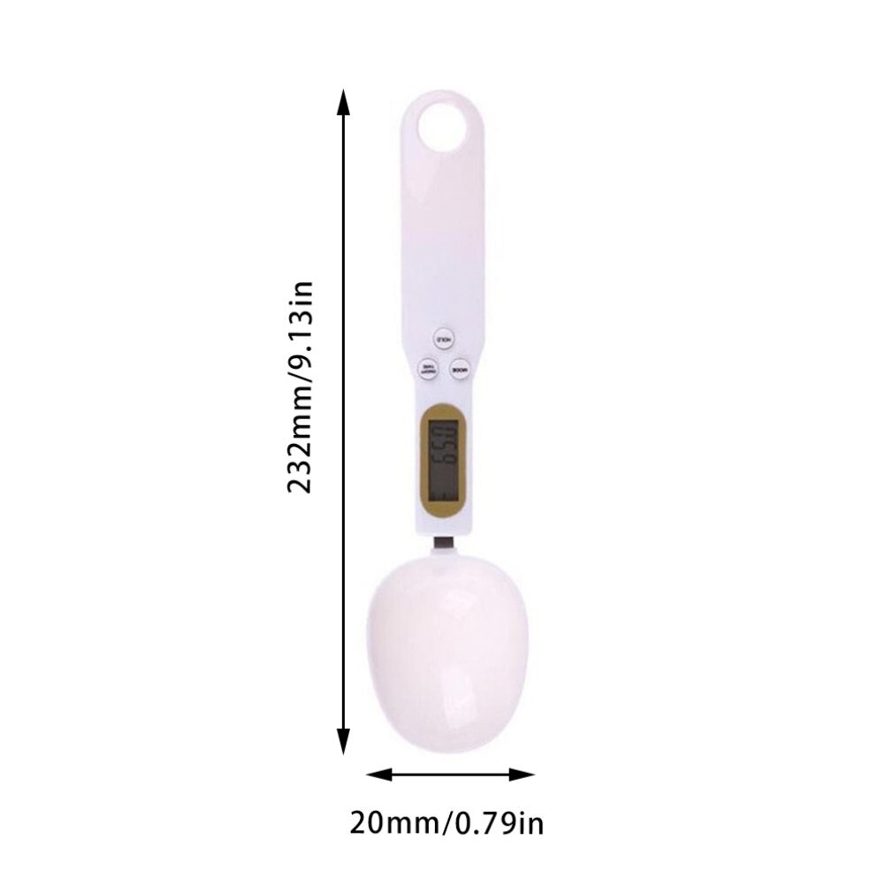 Precise Digital Kitchen Electronic Spoon Measuring Spoons Electronic Portable Precise Spoon Weight LCD Display Food Scale