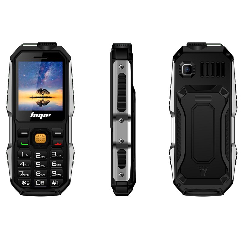 Supper Mini Rugged BT Dial Cellphone Dual Sim Free Landyard Easy Carry Flashlight Russian Key Black List Magic Voice Quick Dial