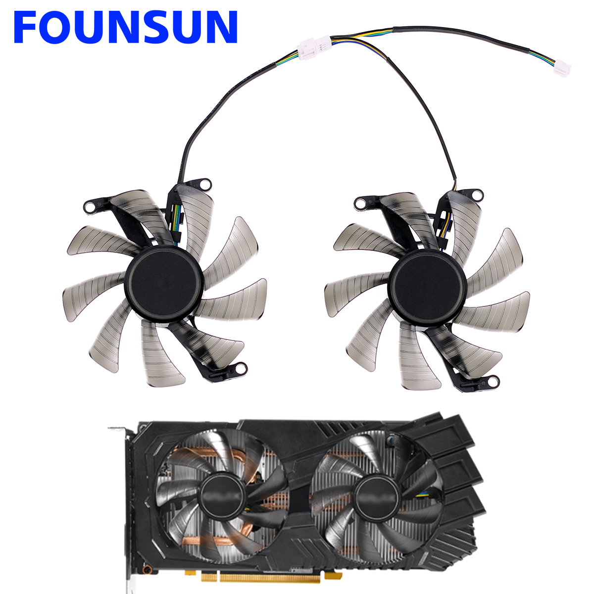 85MM wentylator chłodzący do KFA2 GALAX GTX 1660 SUPER TI RTX 2060 Super 2070 będzie karta graficzna wentylator chłodnicy FY09015M12LPA GFY09215M12SPA