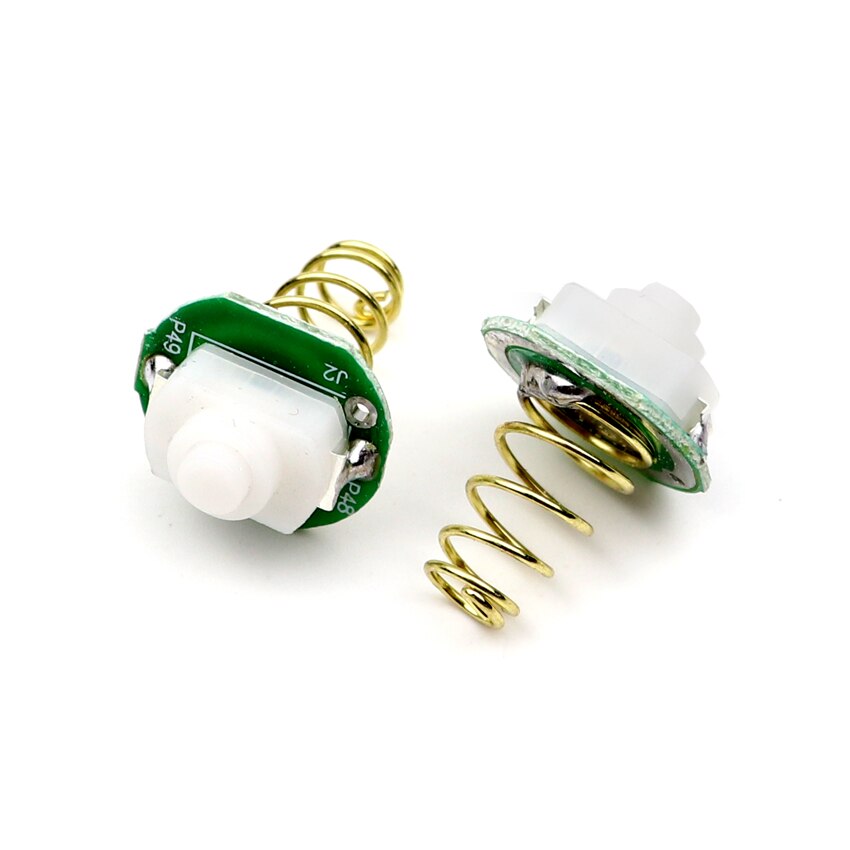 Interruptor de linterna de cola múltiple, clic lateral medio, conjunto de módulo de interruptor de botón, piezas de mejora de reparación DIY para lámpara de antorcha LED