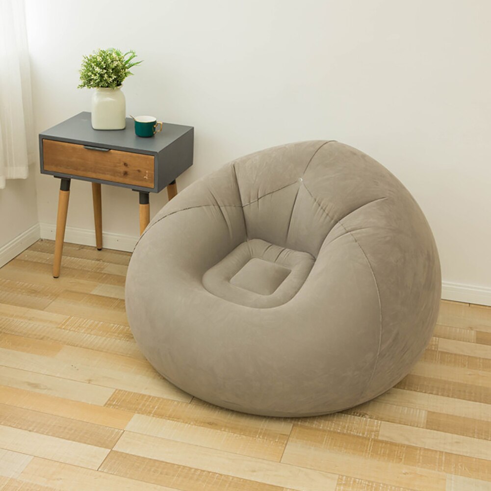 Living Room Outdoor Bean Bag Chair Lounger Ultra Soft Inflatable Lazy Sofa Couch