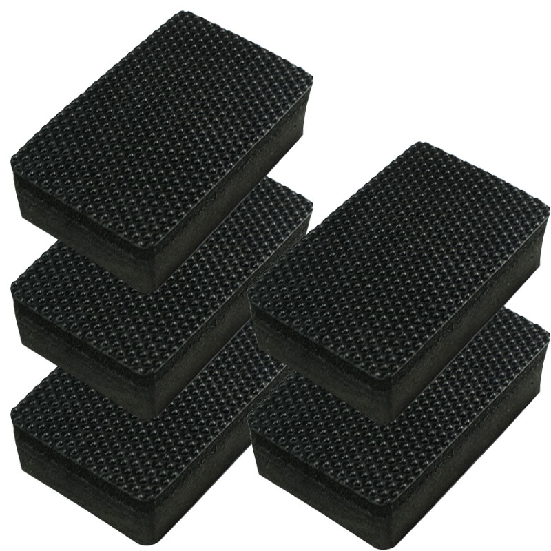 2/5PCS Car Wash Mud Cleaner Magic Clay Bar Sponge Block Pad Remove Contaminants Before Polisher Wax for Car Accessories: green