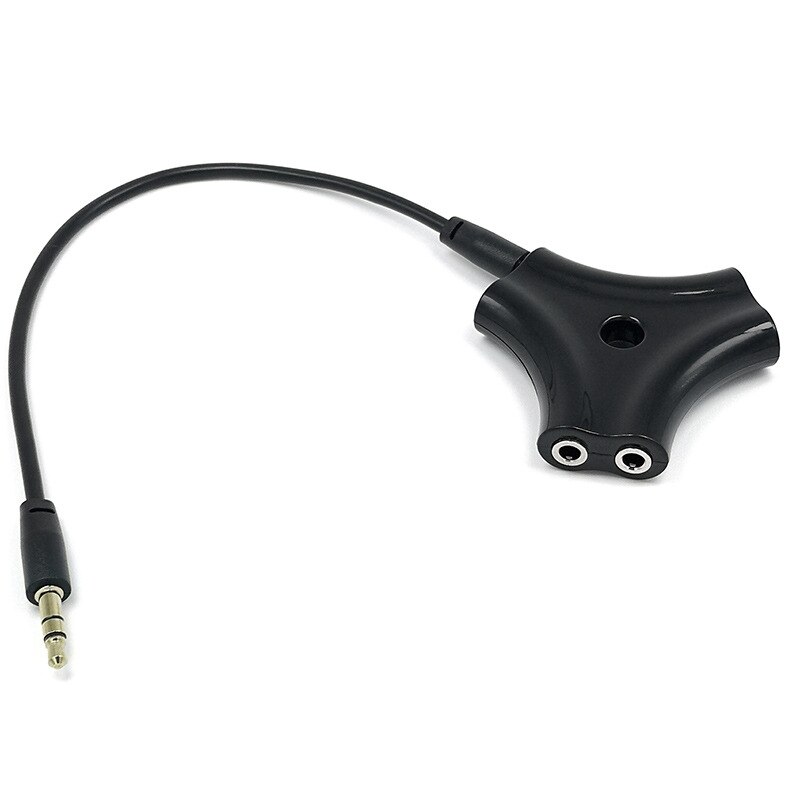 3.5mm audio aux kabel splitter 1 hann  to 5 hunn hodetelefon port for nettbrett  mp3 mp4 smart mobiltelefon 3.5 jack dele adapter