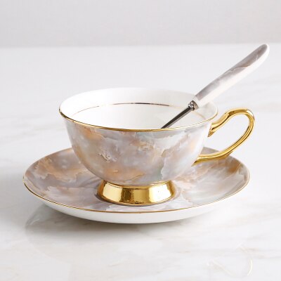 Vintage porslin tekopp tefat set kaffekopp engelsk svart tekopp beskriv gyllene keramik keramik afternoon tea box  e5: 01