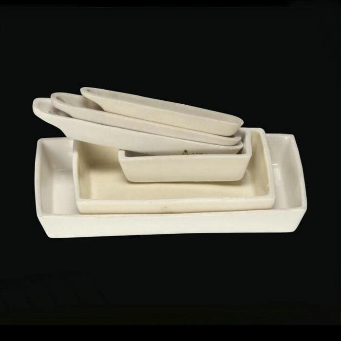 5 STKS 60X30mm Porselein Cupel Ark Hoge Temperatuur Porselein boot Voor Lab Gebruik