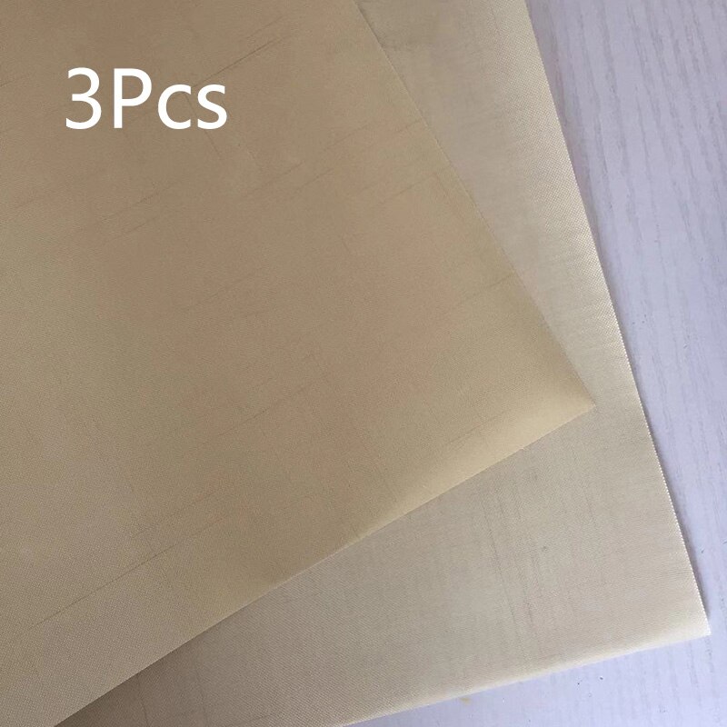 Upors 3 Stks/set 40*60Cm Bakken Mat Herbruikbare Vel Hittebestendige Craft Mat Olie Proof Paper Non Stick bakken Mat Bbq Bakken Tools: Beige 3pcs