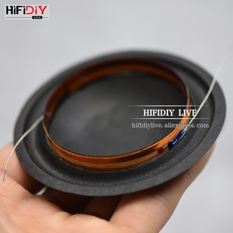 HIFIDIY Live 2 zoll 49,5mm Alt schwingspule weichen Schwarzen seide membran mittelfrequenz Lautsprecher Reparatur zubehör Teile 80 Watt 8Ohm
