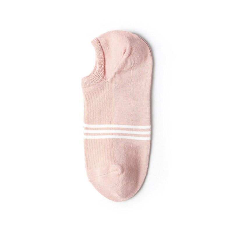 Streetwear Vrouwen Strepen Boot Sokken Vrouwelijke Onzichtbare Wit Leuke Sokken Katoen Pure Kleur Met Low Cut Eur 36-39 45