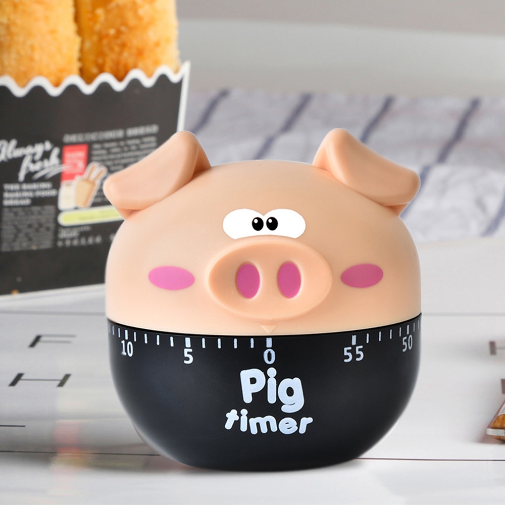 Home Owl Kitchen Decor Owl Timer 60 Minute Pink Kitchen Gadgets Egg Timer Cooking Mechanical Countdown Timers
