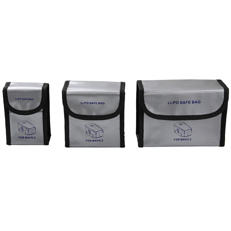 DJI MAVIC-bolsas de baterías Lipo, bolsa de seguridad para batería, protección contra incendios, funda para Dron DJI MAVIC 2 PRO/ Zoom: 3 PCS