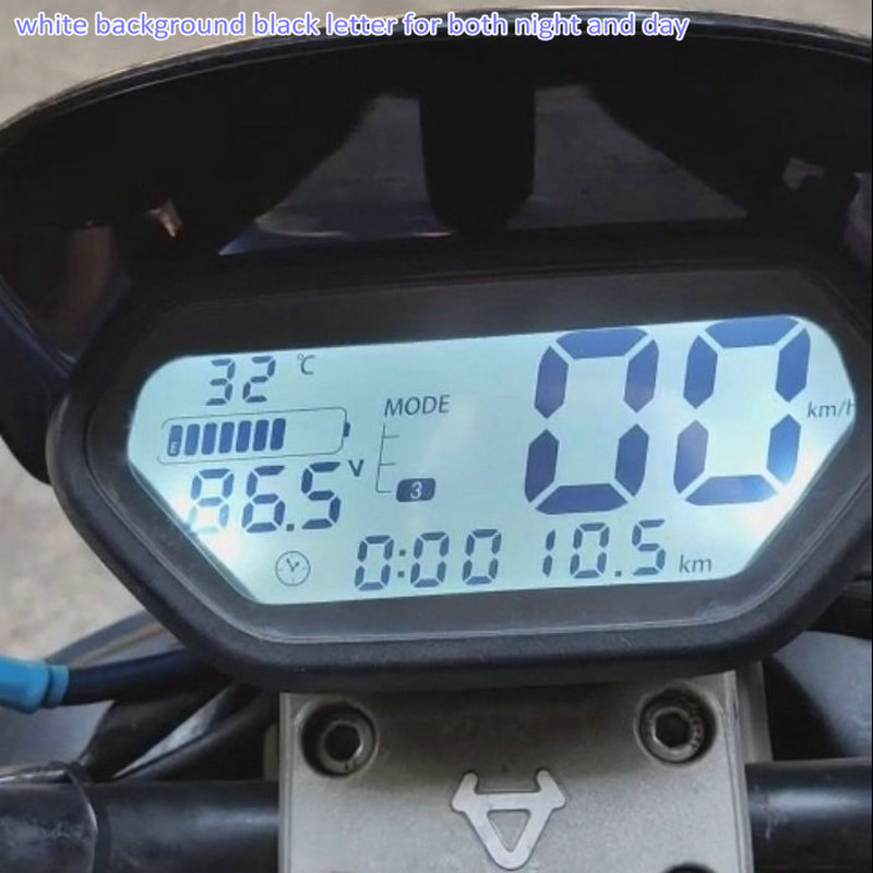 speedometer LCD DISPLAY 48v60v72v84v96v120v144v light/battery level indicator for Electric scooter gauge bike tricycle dashboard