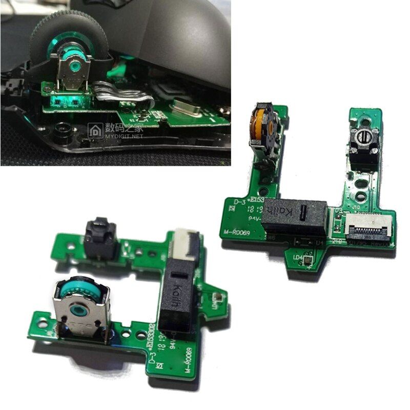 Naprawa części enkoder myszy przewijanie kółka kliknij przełączniki płyta dla myszy logitech G603