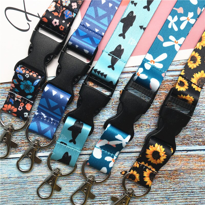 key chain lanyard for keys keychain lanyards id badge holder neck strap phone lanyard cuello Braided neck rope