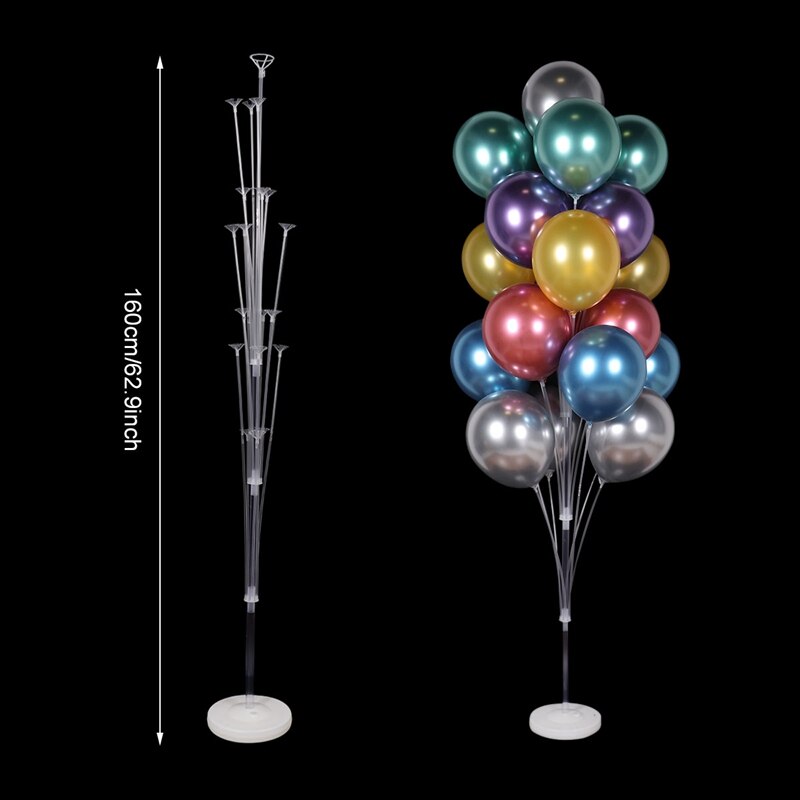 Balloon Support Balloon Stand Balloon Holder Column Happy Birthday Baloon Decor Baby Shower Globos Wedding Party Decoration: Marble