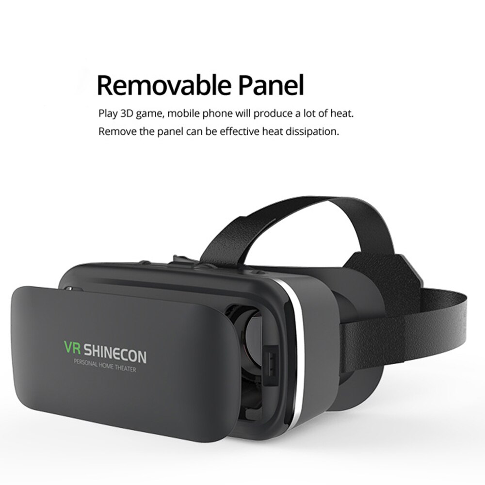 Originele Vr Shinecon 6.0 Virtual Reality Bril Kartonnen Vrbox Helm Voor 4.3-6.0 Inch Smartphone Met Draadloze Controller
