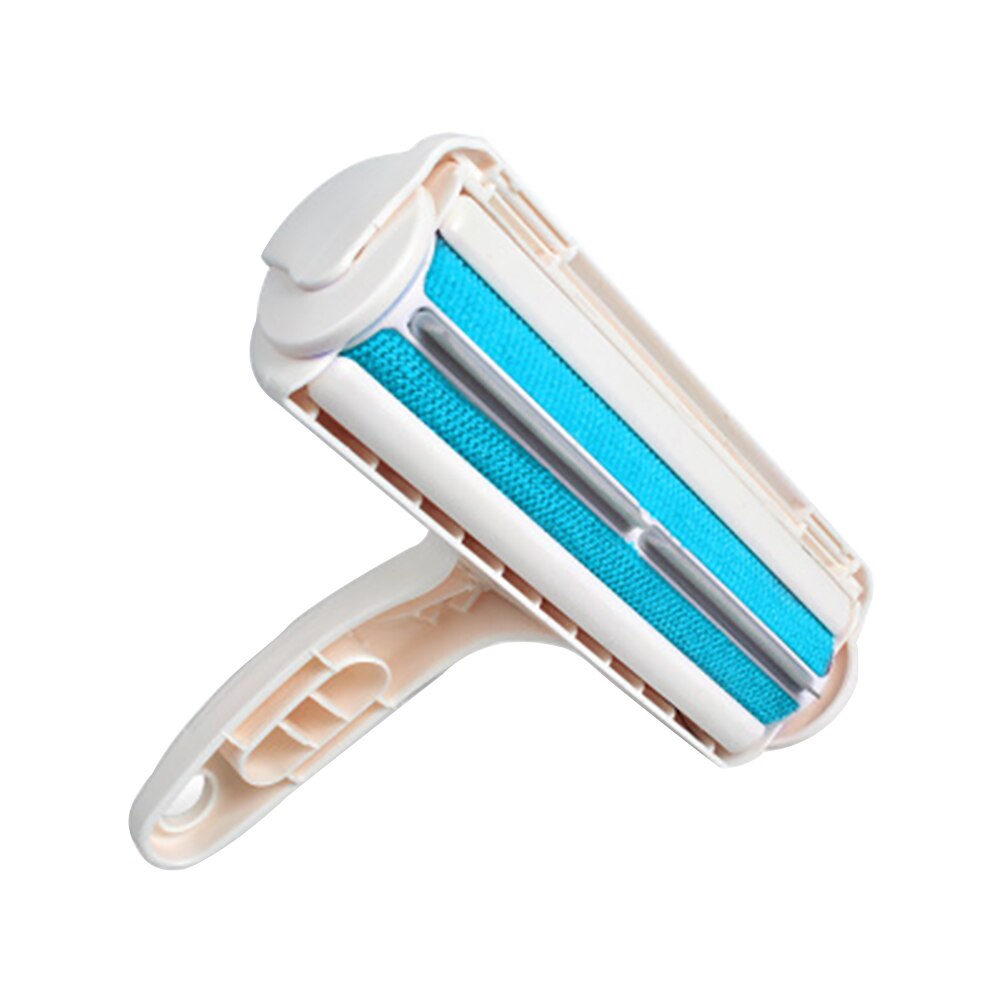 1Pc 2-Way Pet Hair Remover Roller Verwijderen Hond Kat Haar Van Meubels Zelfreinigende Lint Huisdier haar Remover Een Hand Bedienen: Default Title