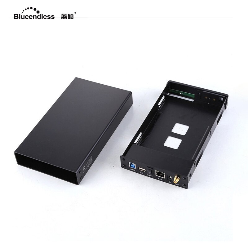 Bleendless Caso del Disco Rigido Esterno Wifi Antenna In Alluminio 3.5 Hard Disk Sata USB Box E ALLOGGIAMENTI PER HDD Router Wireless HDD Nas Caddy Box