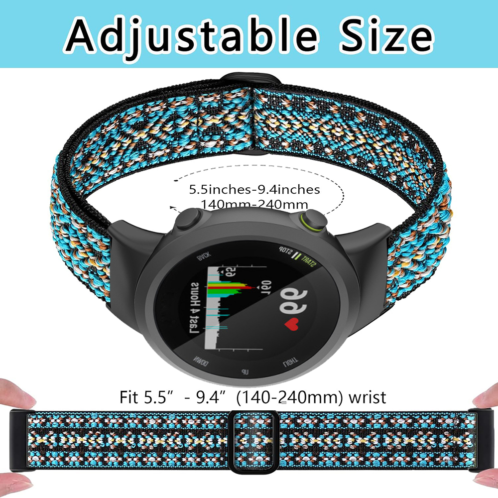 Sport Elastisches Nylonband Für Garmin Forerunner 45 45S Frauen Männer Solo Uhr Armband Band Schleife Für Garmin Swim 2 Correa