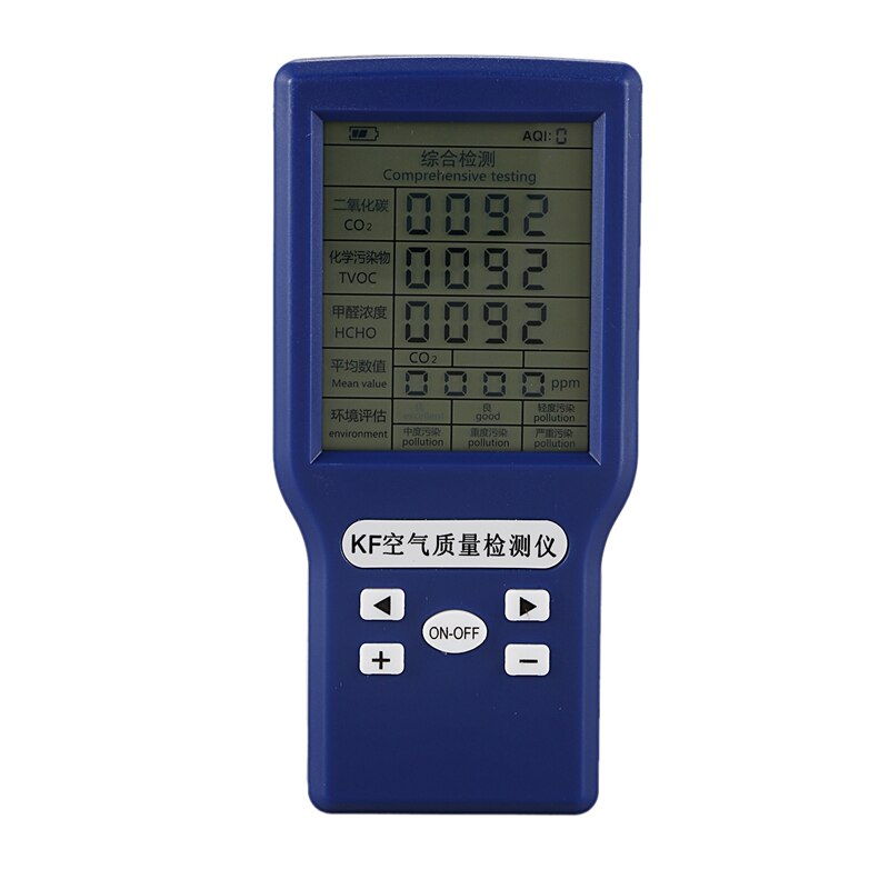 TOP Portable Co2 Ppm Meters Carbon Dioxide Detector Co2 Tvoc Hcho Aqi Monitor Multi Gas Analyzer From Manufacturer: Default Title