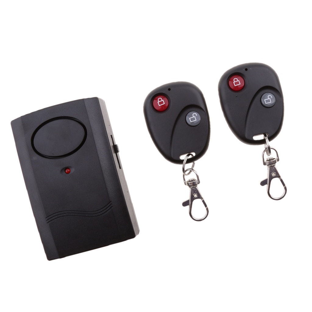 Draadloze Vibratie Alarm Systeem Anti-Diefstal Met Afstandsbediening Voor Fiets/Motorfiets/Voertuig Deur En Raam, 120db Luid