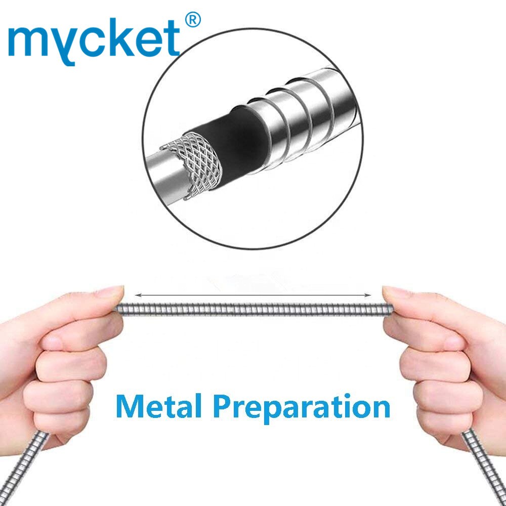 Mycket metallijousi micro usb kaapeli samsung xiaomi huawei android puhelin mini kannettava nopea synkronointi data latauskaapeli