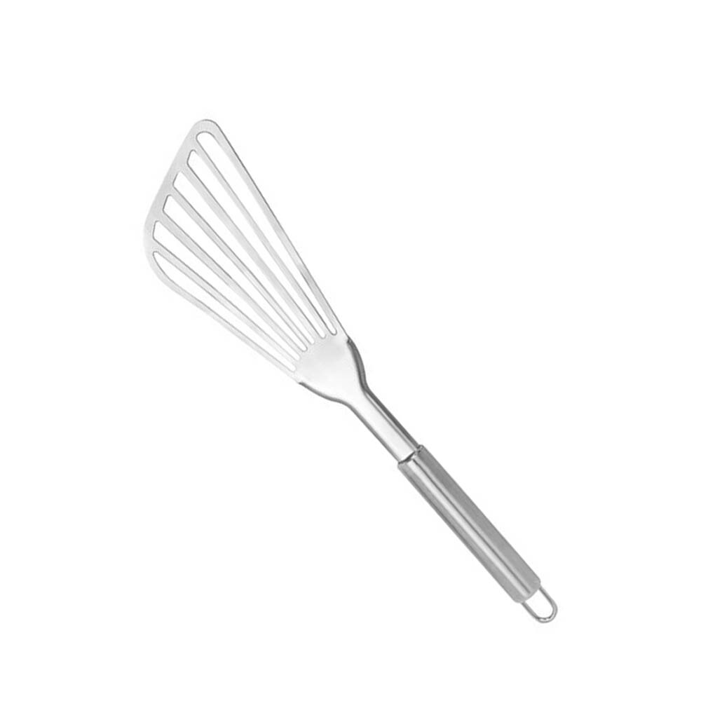 Slotted Food Turner Stainless Steel Fish Spatula Turning Flipping Frying Grilling Egg Kitchen Barbecue Spatula