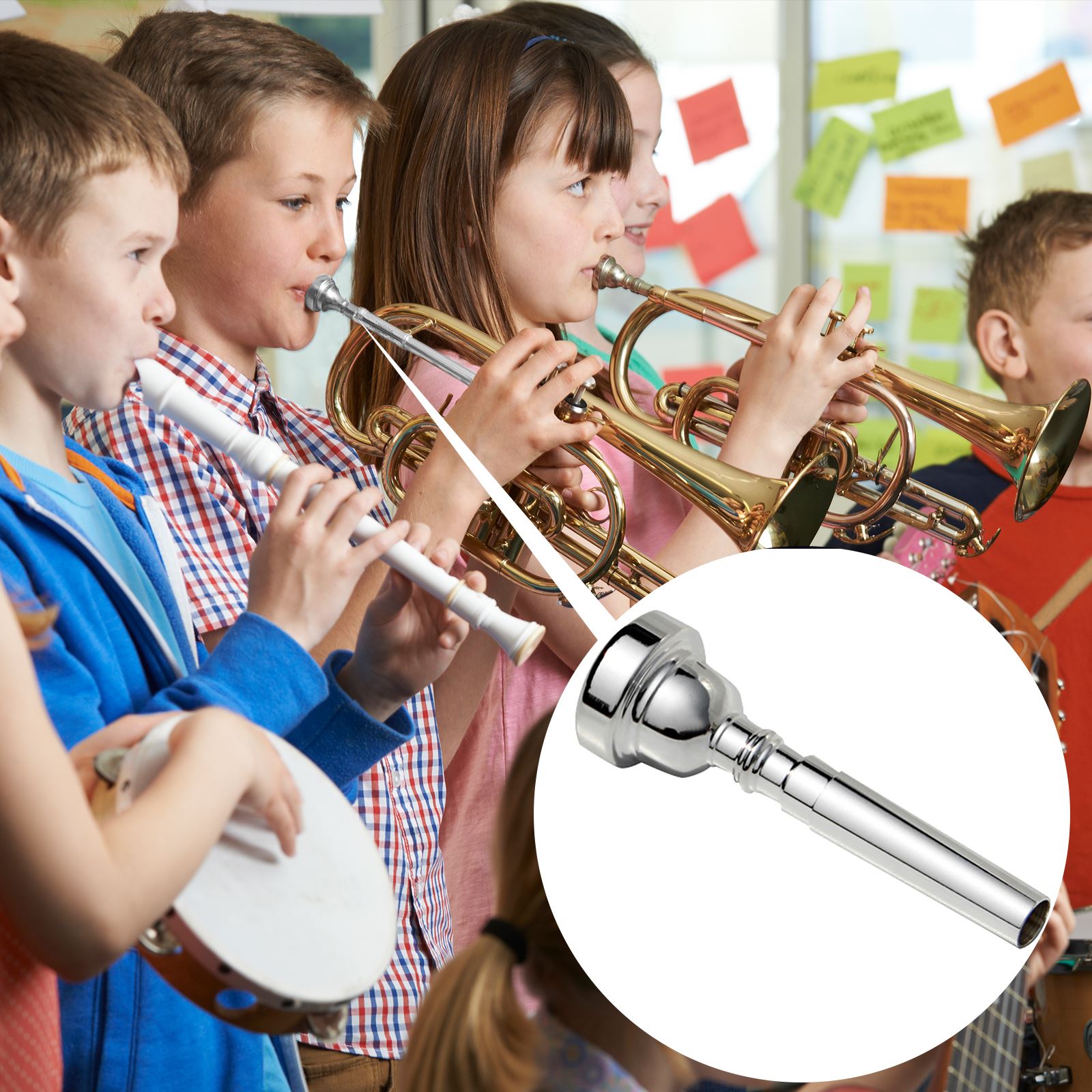1.5C/3C/5C/7C Trumpet Mouthpiece Plated Copper Lightweight Practice Trumpet Mouthpiece For Bach Musical Instruments Accessories