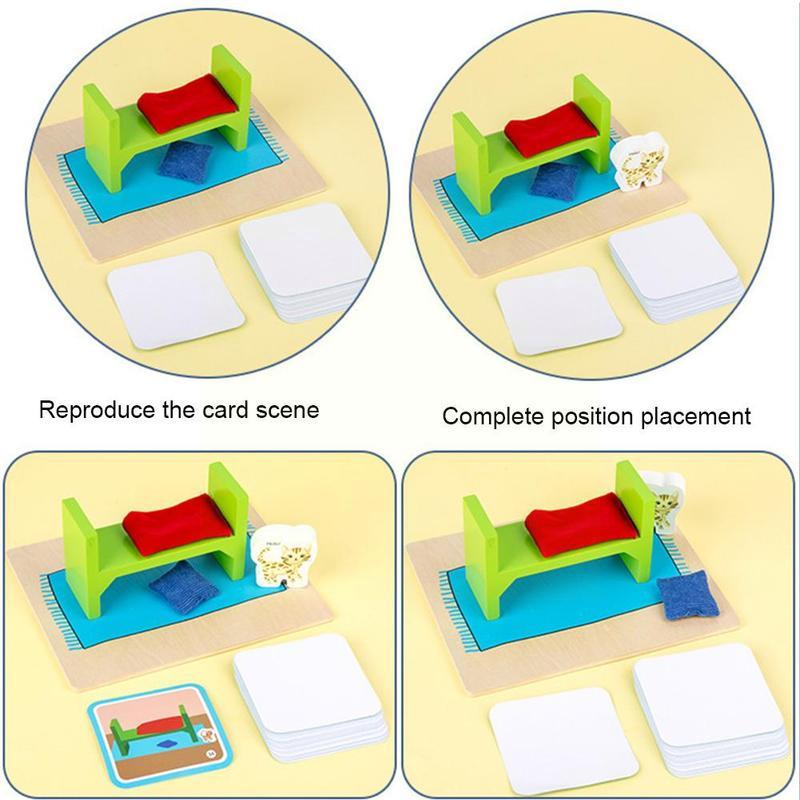 Creative cat logic game wooden building blocks improve memory concentration toy educational for children children  j0 f 8