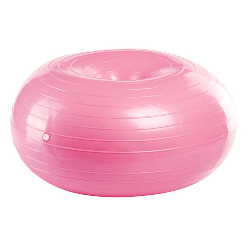 TopDonut Yoga Ball Thickened for Yoga, Birthing,Pilates and Balance Training in Gym, Office or Clroom: pink