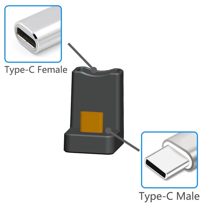 90 grados USB tipo C USB 3,1 extensión de macho a hembra adaptador para ordenador portátil Tablet para móvil teléfono M5TB