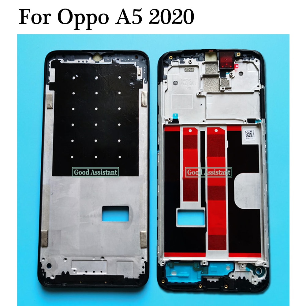 6.5 polegada para oppo a5 2020 cph1933 cph1931 cph1935 cph1943 cph1959 lcd suporte de tela quadro frontal habitação caso