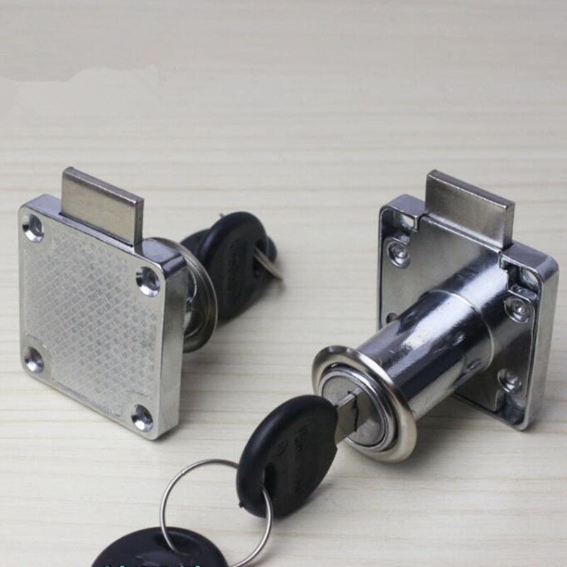 KK&amp;FING Cam Drawer Locks Door Cabinet Drawer Lock for Office Desk With 2 Keys For Furniture Hardware 138 Series