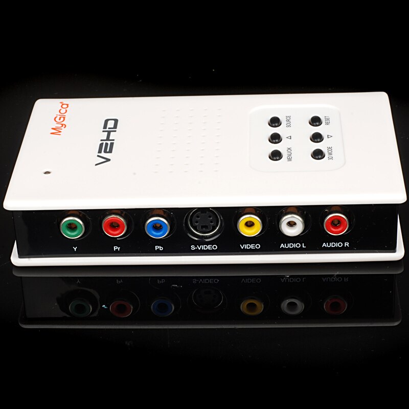 Convertisseur vidéo HDMI AV CVBS YPbPr s-viceo vers HDMI convertisseur upconvertisseur 1080P composant Composite